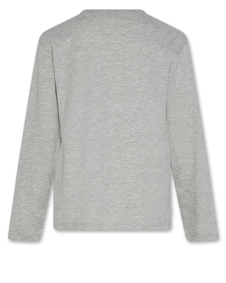 Ao76 226-2997-230  pajama t-shirt 000985 heather grey