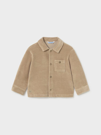 Mayoral 2107 knit overshirt 046 Hazelnut
