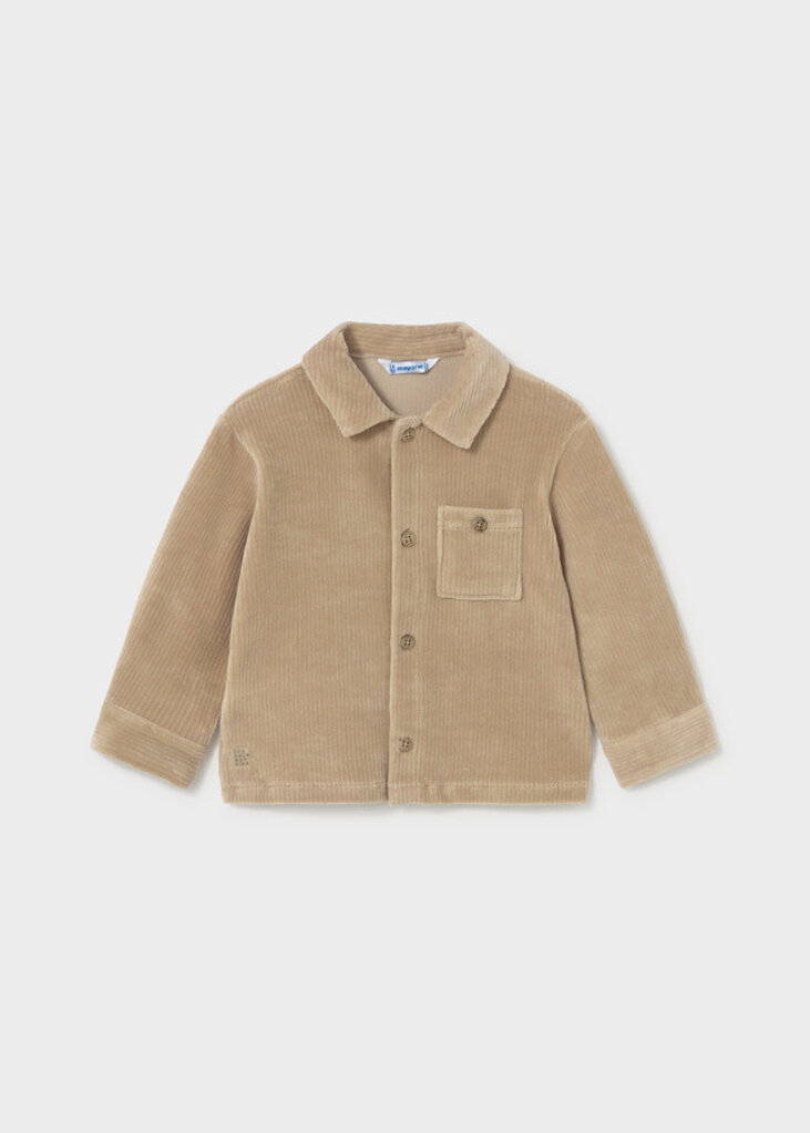 Mayoral 2107 knit overshirt 046 Hazelnut