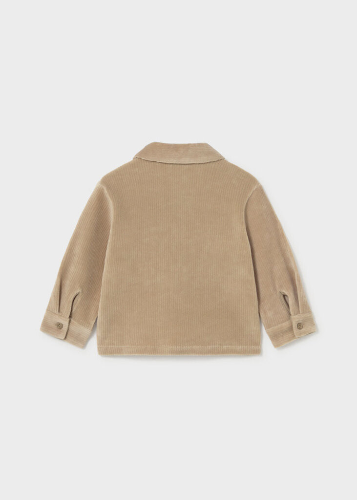 Mayoral 2107 knit overshirt 046 Hazelnut