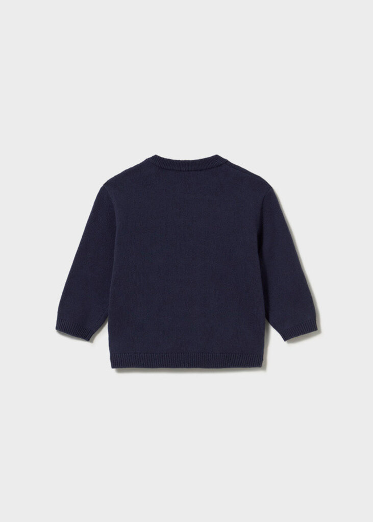 Mayoral 2377 Character intarsia sweater 086 Blue