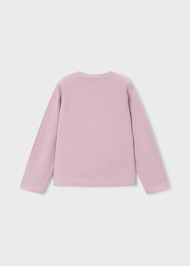 Mayoral 4027 L/s t-shirt 015 mauve