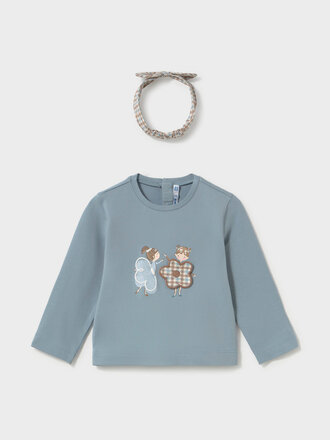 Mayoral 2003 L/s t-shirt w headpiece 089 humming