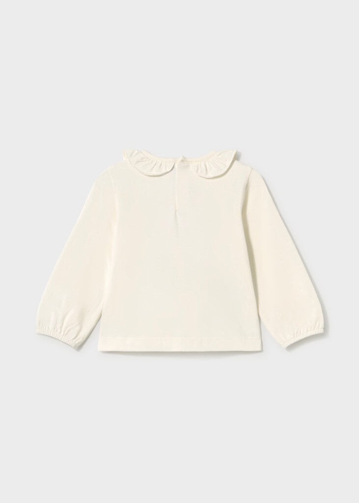 Mayoral 2089 L/s shirt dress 020 natur-rasp