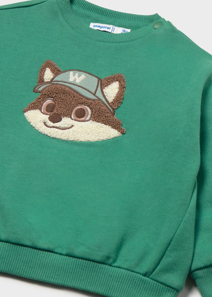 Mayoral 2418 Pullover without hoodie 017 Acacia
