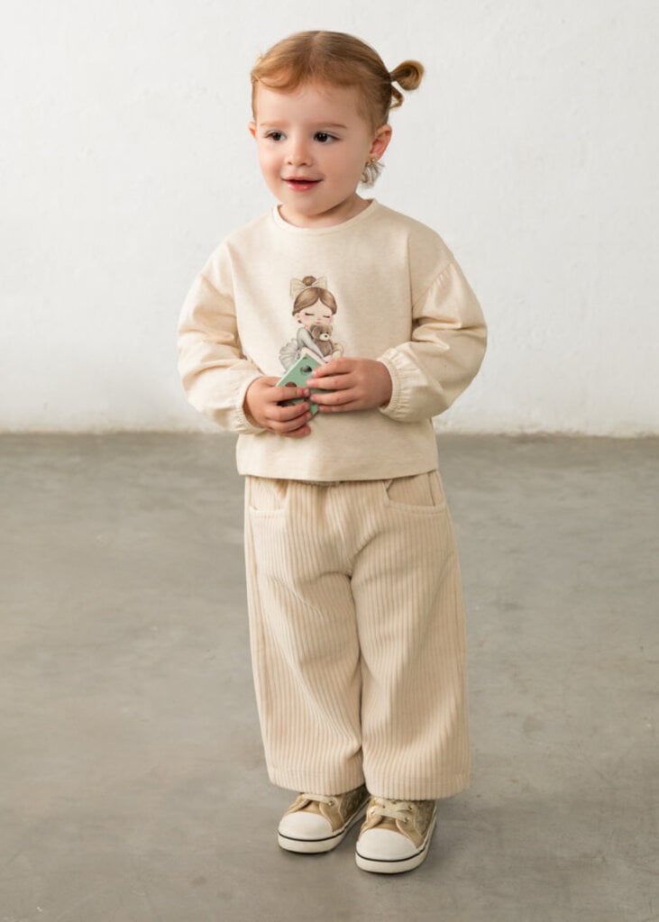 Mayoral 2537 Knit pants 032 light khaki