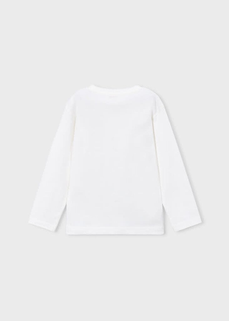 Mayoral 4022 L/s shirt 068 cream