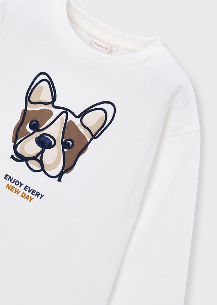 Mayoral 4022 L/s shirt 068 cream
