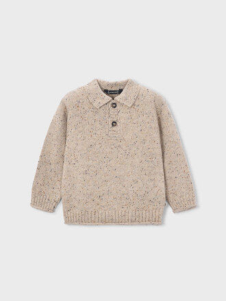 Mayoral 4311 Polo sweater 055 tweed