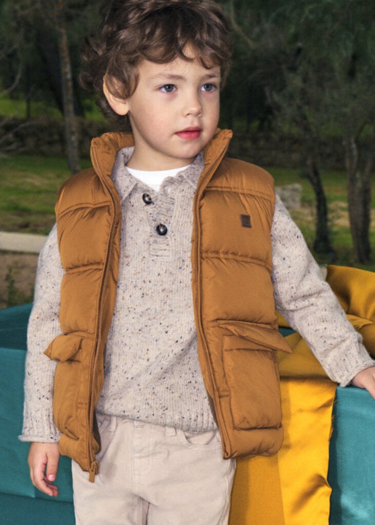 Mayoral 4311 Polo sweater 055 tweed