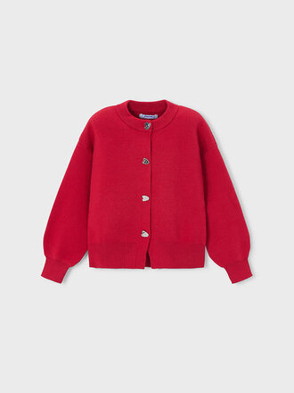 Mayoral 4326 Knitting cardigan 010 red