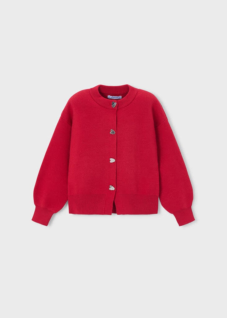 Mayoral 4326 Knitting cardigan 010 red
