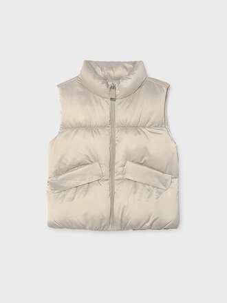 Mayoral 7346 Satin vest 033 almond