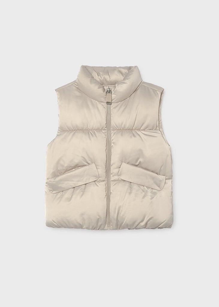 Mayoral 7346 Satin vest 033 almond