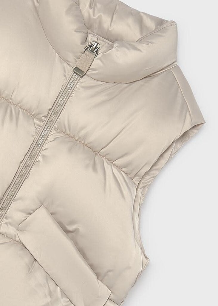 Mayoral 7346 Satin vest 033 almond