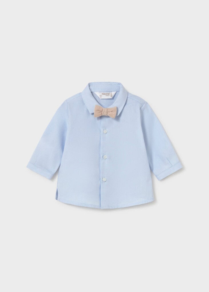 Mayoral 2101 L/s shirt 016 sky blue