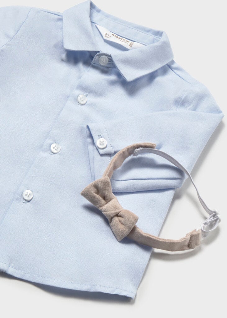 Mayoral 2101 L/s shirt 016 sky blue