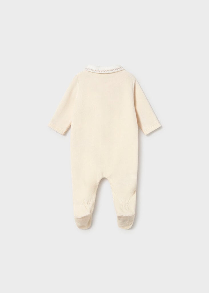 Mayoral 2764 Velour onesie 035 pottery