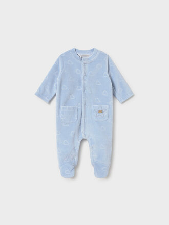 Mayoral 2765 Velour onesie 078 sky