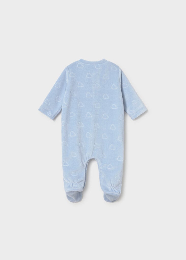 Mayoral 2765 Velour onesie 078 sky