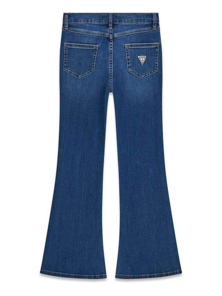 Guess J6RA18 D4CA0 Denim flare pant mid lily wash