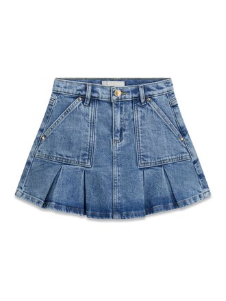 Guess J6YD11 D1173 Denim mini skirt peppery indigo
