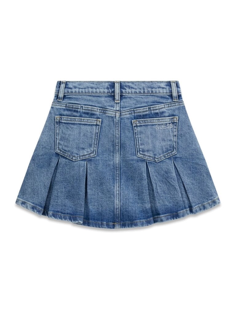 Guess J6YD11 D1173 Denim mini skirt peppery indigo