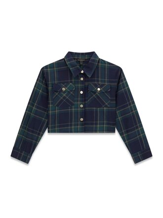 Guess J6YH03 W2644 Tartan Ls shirt varsity check