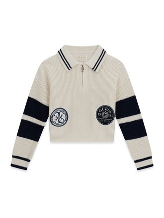 Guess J6YR03 Z0833 Oversize sweater cream white