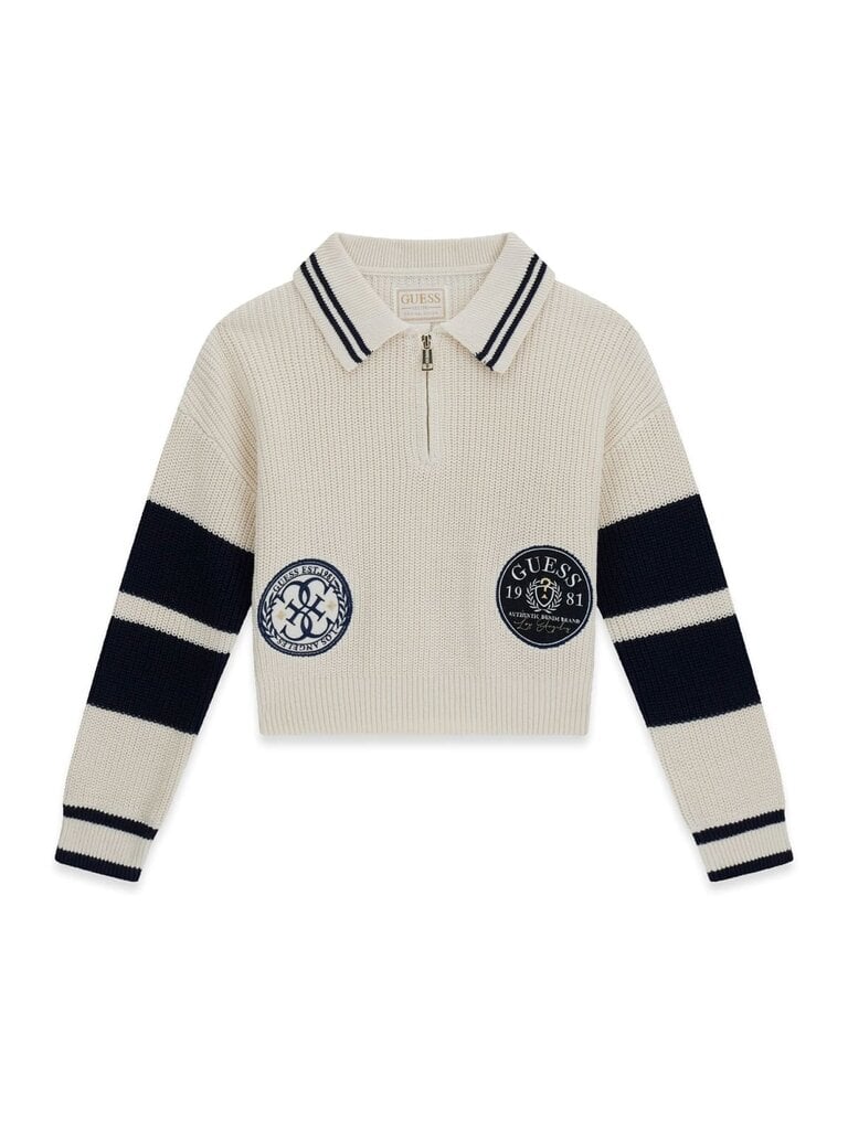 Guess J6YR03 Z0833 Oversize sweater cream white