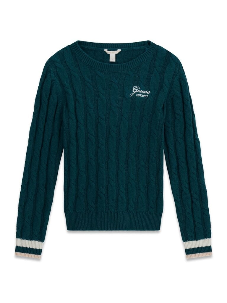 Guess J6YR06 Z0836 Ls sweater Green tree