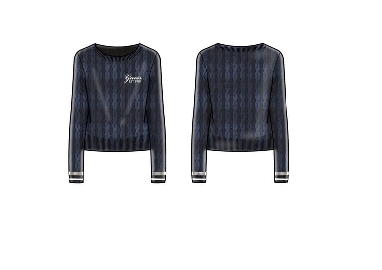 Guess J6YR06 Z0836 Ls sweater Suiting blue