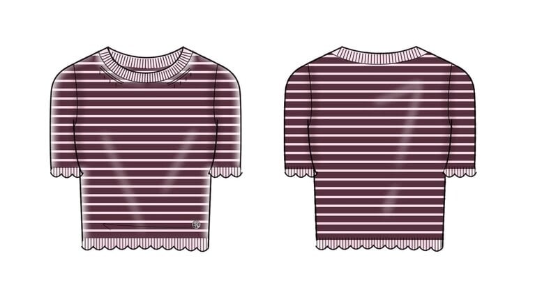Guess J6YR15 Z0856 Ss Stripes sweater S62B