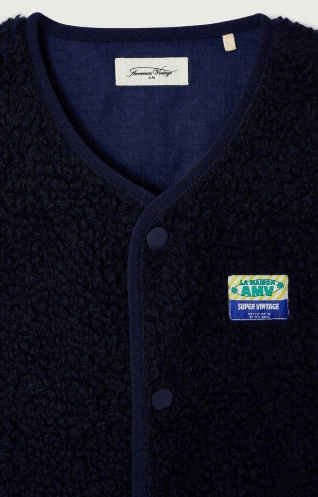 American Vintage KHOK16EH26 Veste ample sm navy