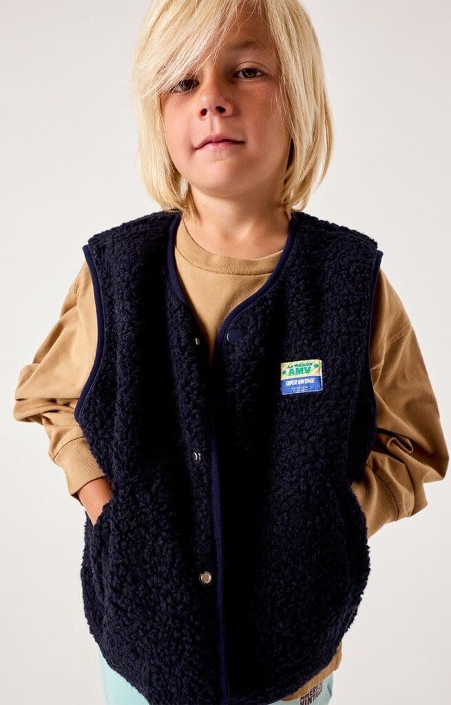 American Vintage KHOK16EH26 Veste ample sm navy