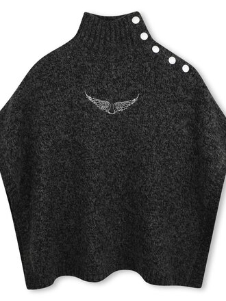 Zadig & Voltaire X60835 Poncho heergrijs