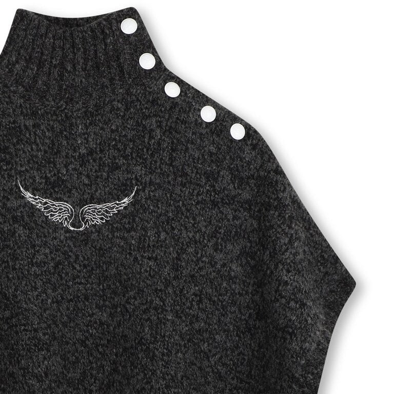 Zadig & Voltaire X60835 Poncho heergrijs