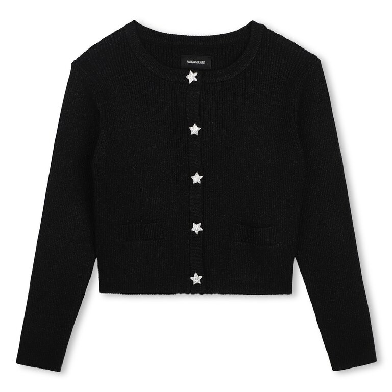 Zadig & Voltaire X60813 Wollen vest zwart