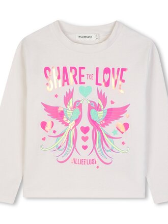 Billieblush U22381 T-shirt LM ivoor