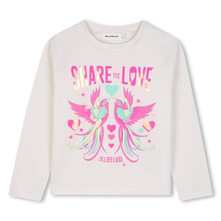 Billieblush U22381 T-shirt LM ivoor