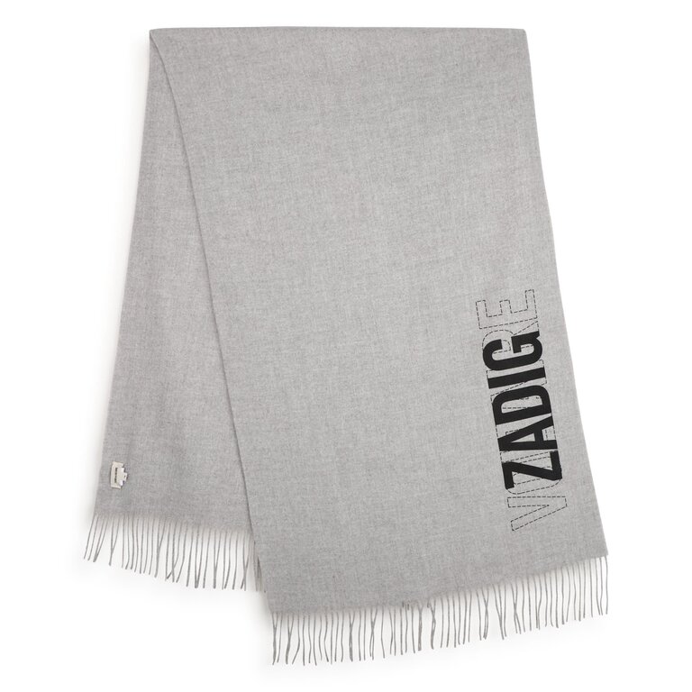 Zadig & Voltaire X60877 Sjaal Spikkelgrijs