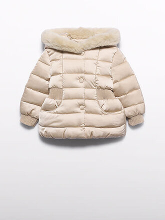 Abel & Lula 5813 Cropped puffer jacket 072 champagne