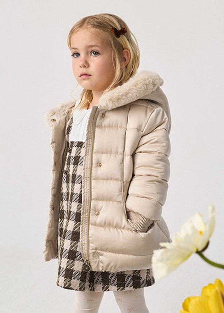Abel & Lula 5813 Cropped puffer jacket 072 champagne