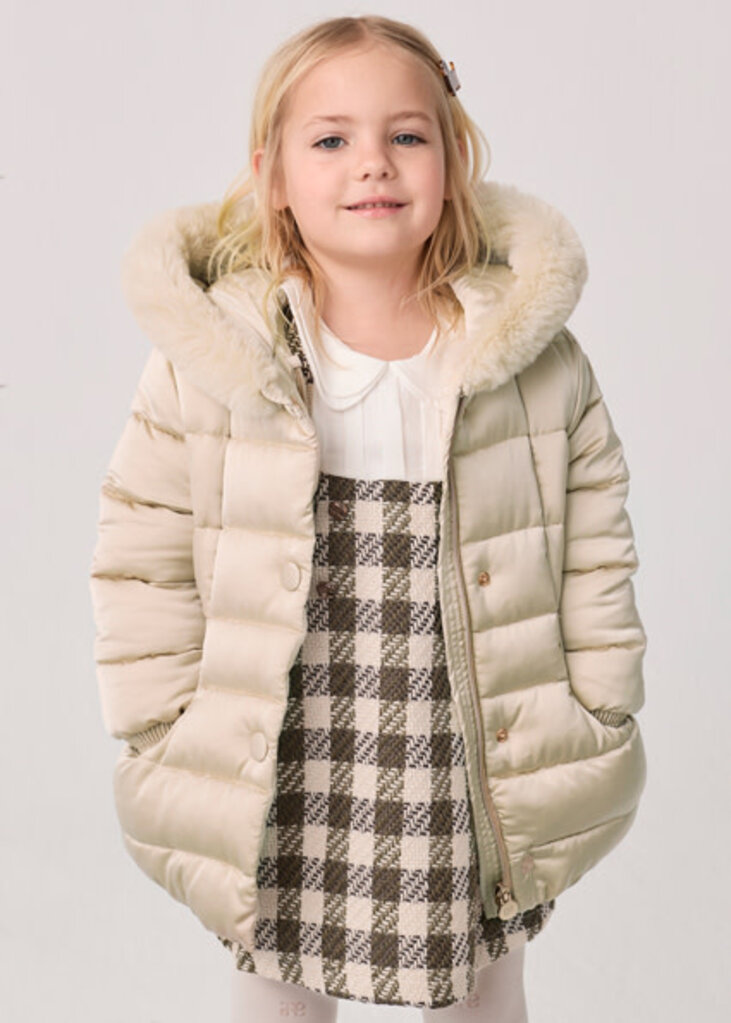 Abel & Lula 5813 Cropped puffer jacket 072 champagne