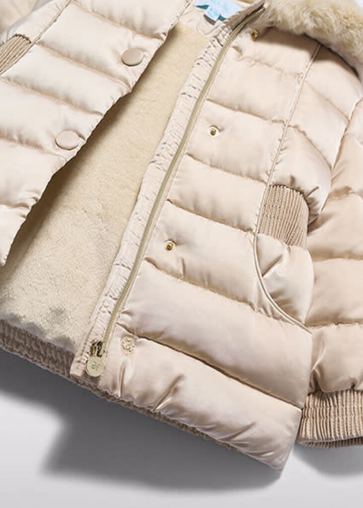 Abel & Lula 5813 Cropped puffer jacket 072 champagne