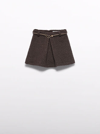 Abel & Lula 5526 Faux-shearling skirt 007 mole