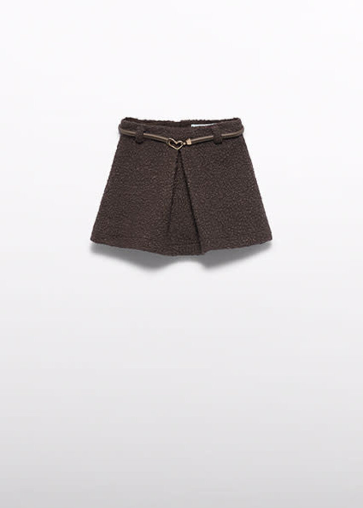 Abel & Lula 5526 Faux-shearling skirt 007 mole