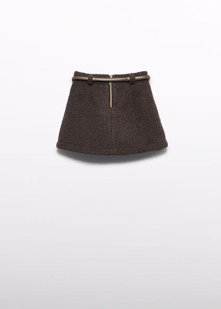 Abel & Lula 5526 Faux-shearling skirt 007 mole