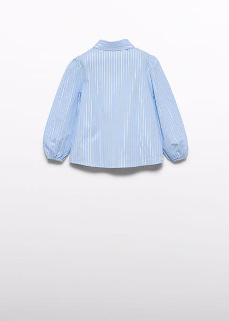 Abel & Lula 5618 Striped lurex blouse 004 Sky