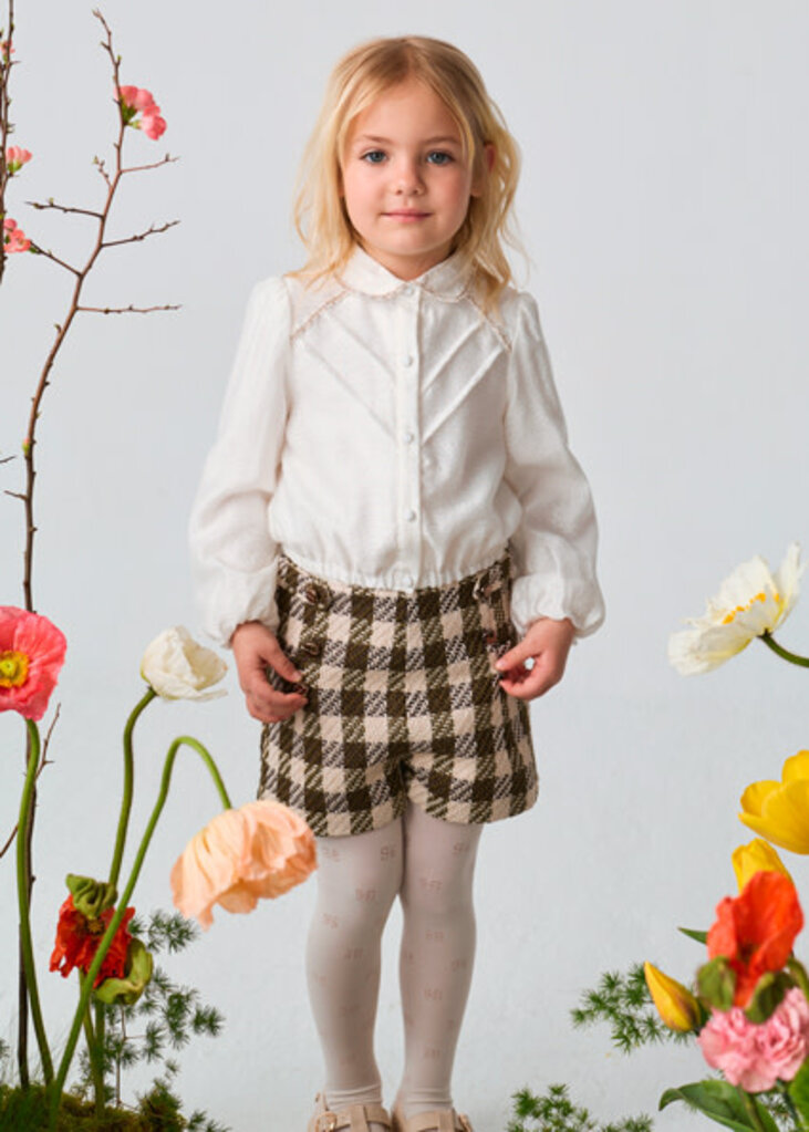 Abel & Lula 5619 Longsleeve shirt 001 cream
